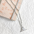 Letter Necklace (A) - Silver