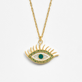 Evil Eye Pendant (Intuition) - Gold