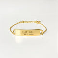 Engraved Fortune Bracelet: 