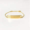 Engraved Fortune Bracelet: