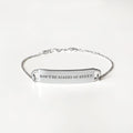 Engraved Fortune Bracelet: