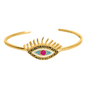 Evil Eye Bracelet (Wisdom) - Gold
