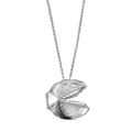 Fortune Cookie Locket (Signature) - Silver