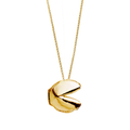 Fortune Cookie Locket (Medium) - Gold