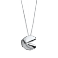 Fortune Cookie Locket (Medium) - Silver