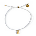 Fortune Cookie String Bracelet (Cream) - Gold