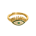 Evil Eye Ring (Intuition) - Gold