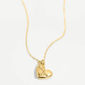 Heart + Arrow Locket - Gold