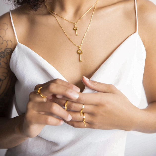 The Meaning Behind a Key Necklace • Fortune & Frame