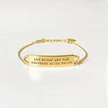 Engraved Fortune Bracelet: