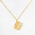 Secret Scriptures Locket: Peace - Gold