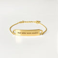 Engraved Fortune Bracelet: 