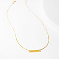 Engraved Bar Pendant: