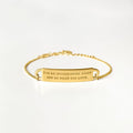 Engraved Fortune Bracelet: 