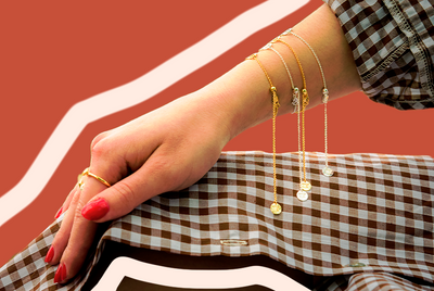 How to Dress Up (or Down) Gingham with Jewelry