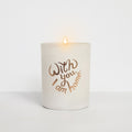 Secret Fortune Candle: With you, I am home.