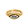 Evil Eye Ring (Clarity) - Gold