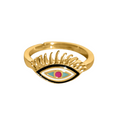 Evil Eye Ring (Wisdom) - Gold