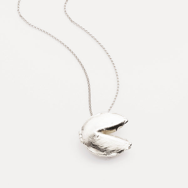 Fortune Cookie Locket • Personalized Necklace • Fortune & Frame