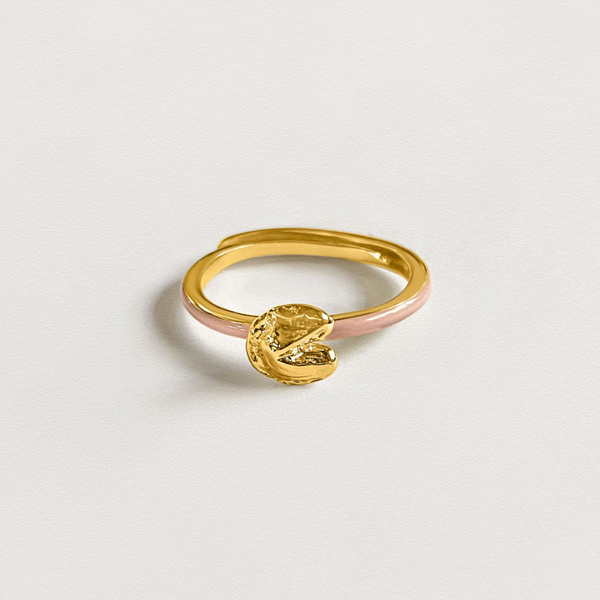Fortune Cookie Ring • Blush • Fortune & Frame