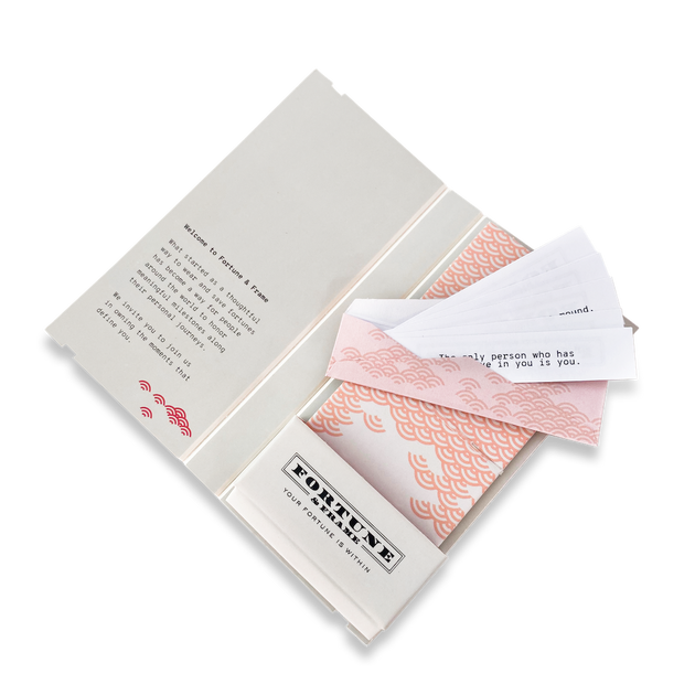 Pack of 5 Fortunes • Meaningful Messages • Fortune & Frame