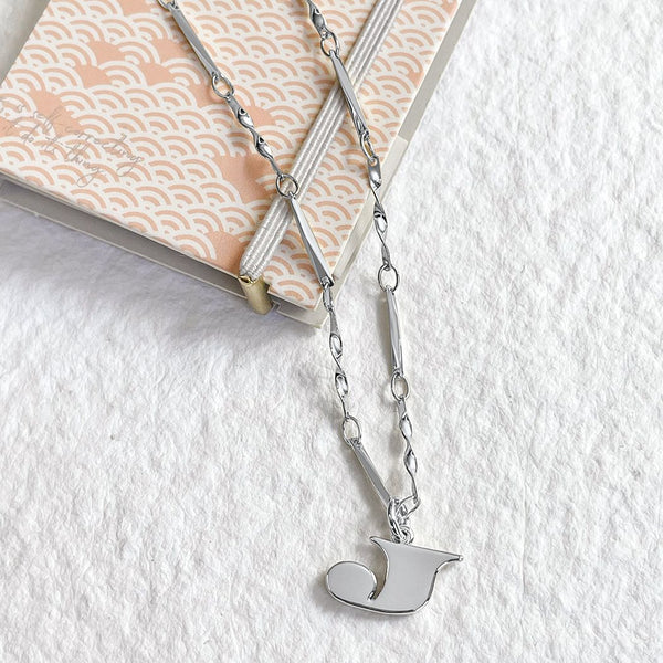 Silver Initial Pendant Necklace - Letter J – Emma White & The Jewellery  Makers