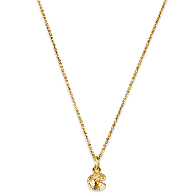 Super Mini Fortune Cookie Pendant For Her • Fortune & Frame