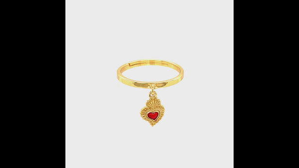 A short 360 video of the Sacred Heart Ring, giving the 